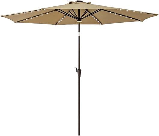 10 ft umbrella with led lights