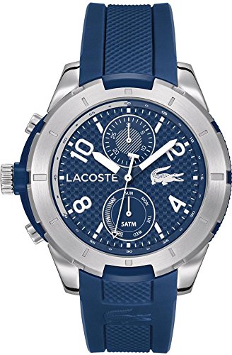 Lacoste Men's Tonga multifunction Blue Rubber Strap 2010761