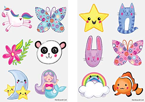 6 kids tattos sweethearts (images may vary)