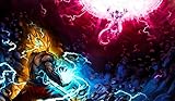 Dragonball Z Goku vs. Frieza DBZ TCG playmat, gamemat 24