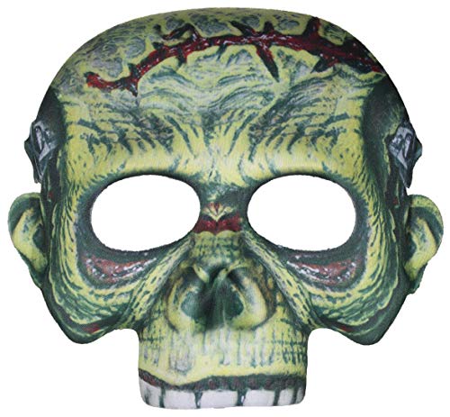 Molded Foam Zombie Mask w/Elastic Band