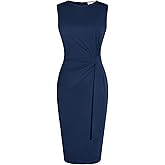 GRACE KARIN Women Work Dress,Bodycon Pencil Business Dresses,Sleeveless Cocktail Dresses Knee Length