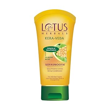 Lotus Herbals Soyasmooth Protein Creme Deep Conditioner, 150g