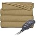 Sunbeam Heated Electric Throw Blanket Fleece Extra Soft, Acorn, 50 in. x 60 in.