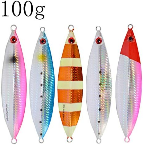 Nafanio 10pcs/ lot Lure Metal Jig 30g 40g 60g 80g 100g 130g Fish Bass Baits