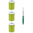 Coats & Clark Sewing Thread Dual Duty XP General Purpose Poly Thread 250 Yards (3-Pack) New Leaf S910-6280-3P with Seam Ripper