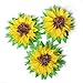 PAPER JAZZ Sunflower Party Decoration Hanging Sunflower Pompoms Summer Birthday Wedding Bridal Shower Party Supplies