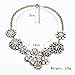 Fit&Wit Golden Tone Jewelry Sets Rhinestone Crystal Drop Dangle Earrings Or Statement Necklace (Necklace2)