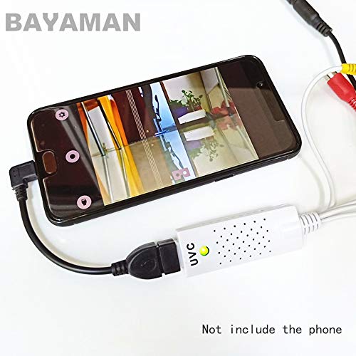 Accessories 1set UVC USB 2.0Video & Audio Card Adapter 90degree USB Cable for RC Multicopter Drones - (Color: White) - Thumbnail 5
