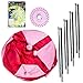 Girl's Pink Princess Castle Play Tent with LED light & Glow in the dark stars - Indoor / Outdoor Kids Tent - Kids Lighted Playhouse - CPSIA Compliant