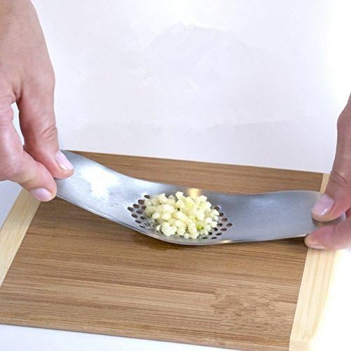 Foruchoice Stainless Steel Garlic Press Chopper Perfect Ginger Slicer Crusher Presses