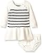 Nautica Raglan Sweater Dress with Rope Stripe Full Rib Skirt