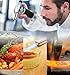 MUSCCCM Kitchen Blow Torch（with Peeler）Kitchen Butane Culinary Torch Chef Cooking Torch Refillable Adjustable Flame Lighter with Safety Lock for DIY,Desserts,Barbecue,Camping,Soldering,NO GAS