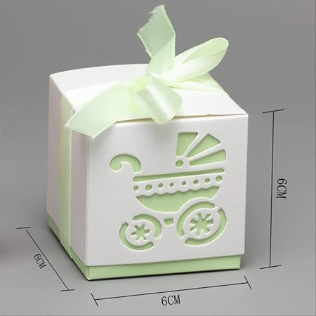 Caja Regalo Bonitas Para 10 Piezas Mini Carrito De Bebé Cajas De Dulces Caja De Chocolate