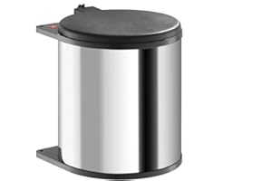 Hailo 371510 Bin 15 Litre Capacity Stainless Steel