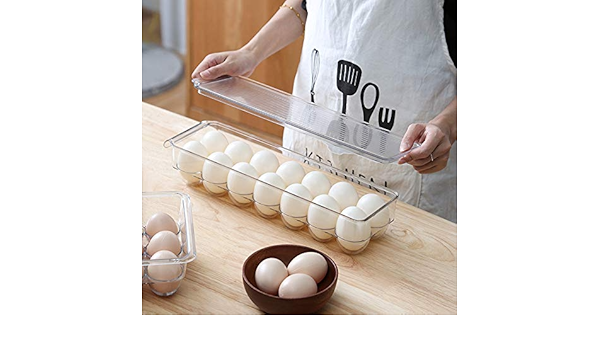 IFEVER Soporte para huevos de plástico apilable reutilizable ...