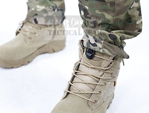 Survival Tactical Gear Men's Airsoft Wargame Tactical Pants with Knee Protection System & Air Circulation System (Iron Black, XL)