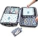 7 Set Packing Cube System, 3 Travel Cubes, 3 Pouches, 1 Shoe Bag, Travel Luggage Organizer