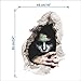 CQI 3D Female Ghost Breaking Wall Halloween Decoration 24