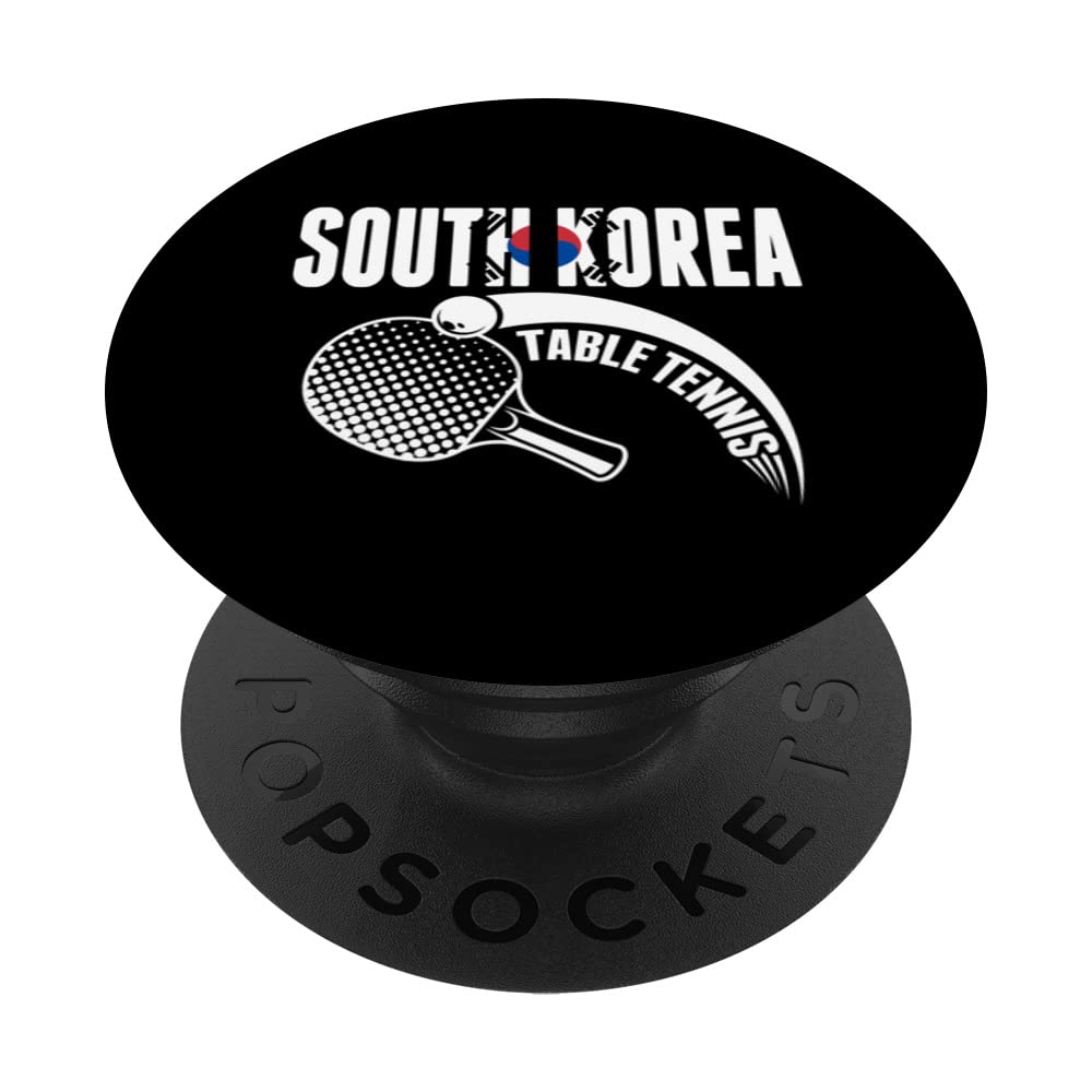 South Korea Table Tennis Lover Support Korean Ping Pong Team PopSockets Swappable PopGrip — image 1