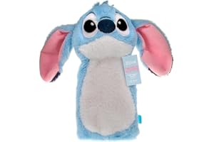 Disney Stitch Hot Water Bottle, Plush Character Design, Blue