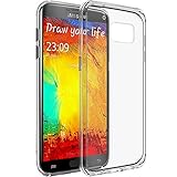 Galaxy S7 Edge Case, LUVVITT [ClearView] Hybrid Scratch Resistant Back Cover with Shock Absorbing Bumper for Samsung Galaxy S7 Edge - Clear
