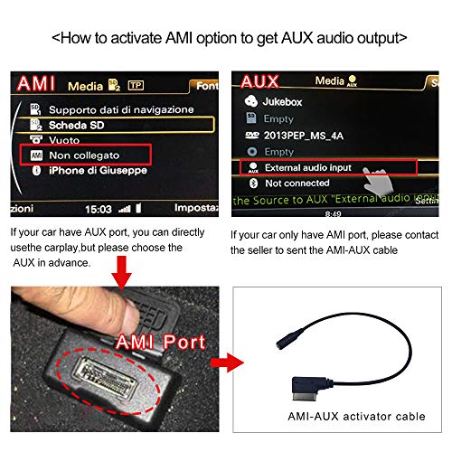 Carlinkit Wireless Carplay Android auto Retrofit Kit for Audi A3 (1319