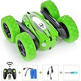 Stunt Remote Control Car for Kids Double Sided/360°Spins/180° Reversal RC Truck with 2 Li-ion Rechargeable Batteries