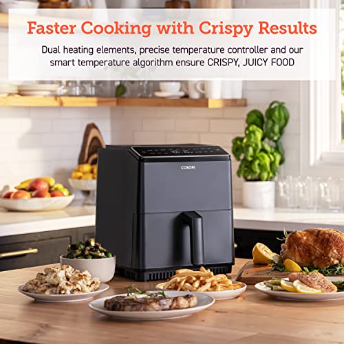 COSORI Pro III Air Fryer Dual Blaze, 6.8Quart, Precise Temps Prevent