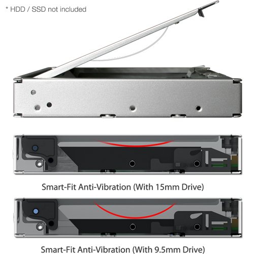 ICY DOCK EZConvert PRO MB982SP-1S Enterprise 2.5" to 3.5" SATA SSD & HDD Converter / Mounting Kit
