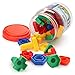 LotFancy Nuts and Bolts, 24pcs Fine Motor Skills Occupational Therapy Toys for Kids, Shapes and Colors Matching Toys, Montessori Building Construction Game with Storage Box for Baby and Toddlers