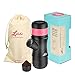 Espresso Coffee Maker by Litchi Double Shot Portable Espresso Maker 3 OZ with Additional Reusable Filter Carrying Bag for Camping, Hiking, Picnic