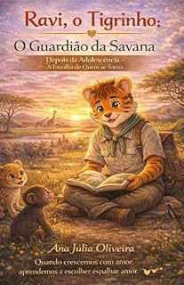 Livro Ravi, o Tigrinho O Guardião da Savana: Quando Crescemos com amor podemos espalhar amor pelo mundo (Coleção Histórias do Coração Livro 4)
