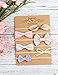 Papiarts Baby Girl Headbands and Bows, Nylon Headbands, Hair Accessories for Newborn Toddler Girls