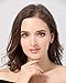OREOLLE 18K Rose Gold Plated Tone Champagne Round Clear Cut Cubic Zirconia Stud Earrings