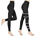 Wegitcs Compression Pantyhose for Women & Men, Footless 20-30mmHg Medical Graduated Compression Leggings, Waist High Support Tights, Opaque Stockings for Varicose Veins Edema Post Surgery