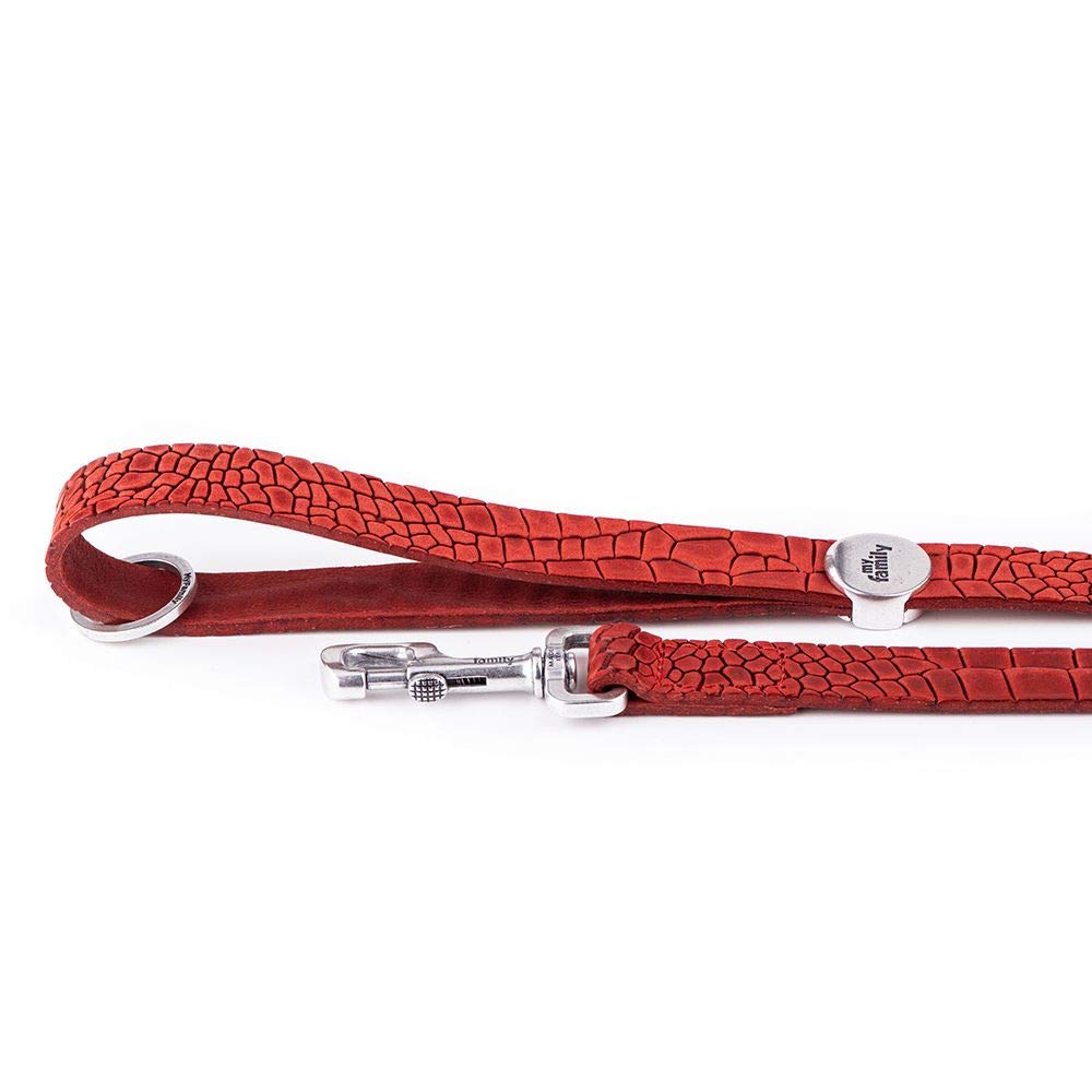 MyFamily leather leash Made in Italy Tucson collection