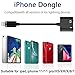 Headphone adapter for iphone 11 Adapter charger and headphones for iPhone Earphone splitter dongle Compatible with iPhone 11/Xs/Xs Max/XR/X/8/7 plus/ipad Cable Accessories Support All iOS System-Blackthumb 3