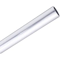 sourcing map 304 Inox Acier Rond Tube 5mm OD 0.5mm Mur Épaisseur 300mm Longueur