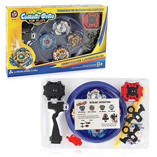 Bey Battle Burst Gold Evolution Battling Top Set with Launcher Stater Grip and Stadium Battle Set