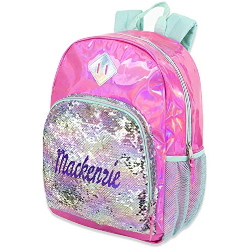 personalised sequin backpack