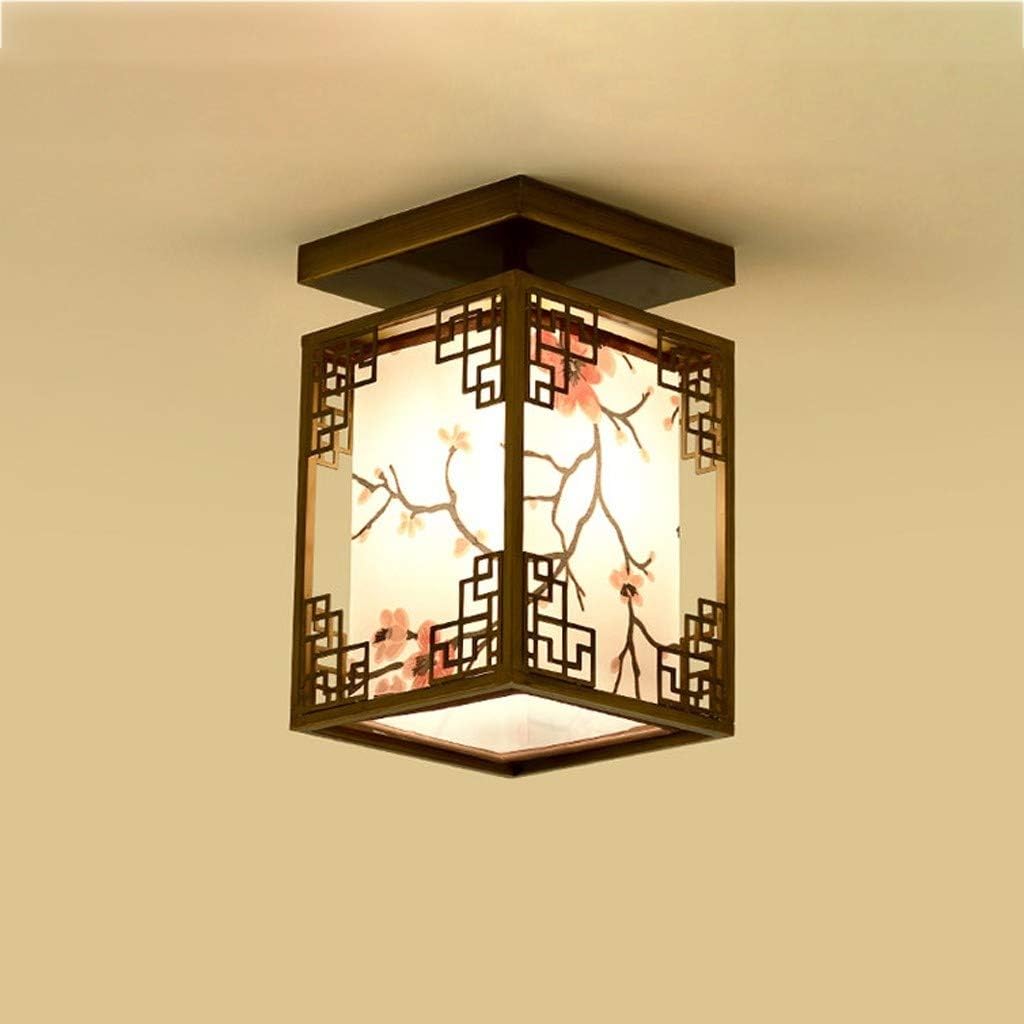 KQHSM New Chinese Ceiling Lamp Porch Led Corridor Foyer Ceiling Lamp Hotel Balcony Bedroom Lamps (Size : A)