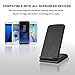 Qinoren Fast Wireless Charger, Wireless Charging Stand for Samsung Galaxy S8 S8+ S8 Plus S7 S7 Edge S6 Edge Plus Note 5 Note 7 and All QI-Enabled Devices (Not Included AC adapter)