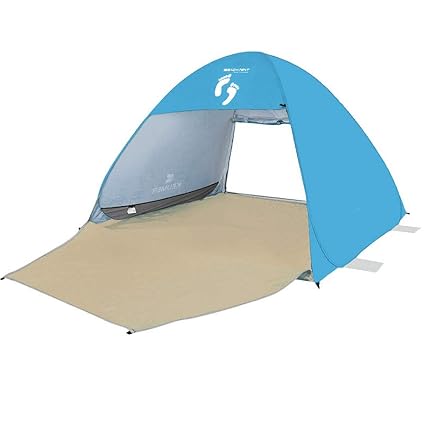 Tente De Plage Upf 50 Protection Contre Le Soleil Parasol