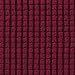 H.VERSAILTEX Stretch Couch Cover Loveseat Covers for 2 Cushion Couch Loveseat Slipcover|Sofa Cover for Loveseat 1 Piece, Textured Checked Jacquard Fabric(Loveseat 58'-70' Wide, Burgundy Red)