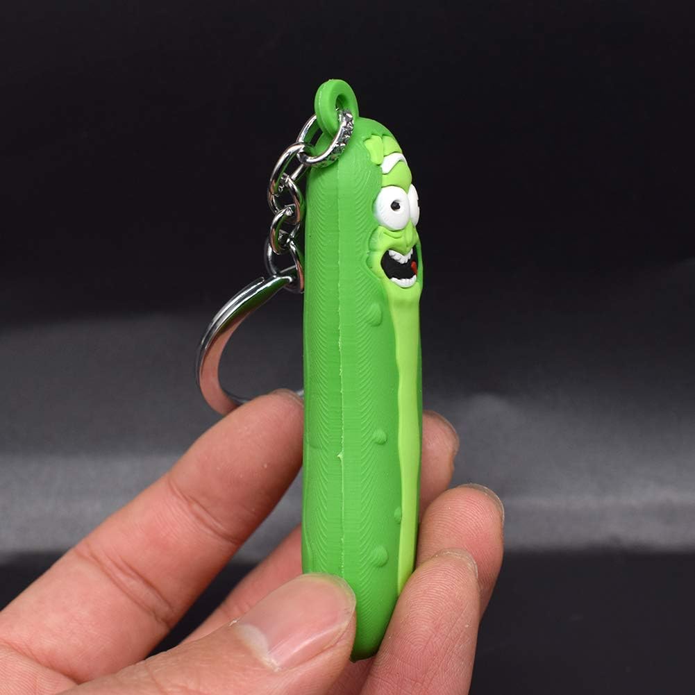 Tumtanm Keychain, Picaru Anime toy Keyring for Adults (Green), 3*2*8.5 cm (pendant) and 3.2*6 cm (chain) - Image 3