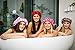 New Dilly's Collections - Microfiber Shower Caps - Comfortable Fit - Universal Fit - Unisex - Saves The Blow Out- Seals Out Moisture During Shower & Bath Time - Hair Treatment - Duck Shower Cap