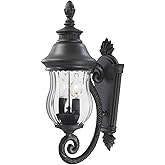 Minka Lavery Outdoor Wall Light 8900-94 Newport Cast Aluminum Exterior Wall Lantern, 80 Watts, Heritage