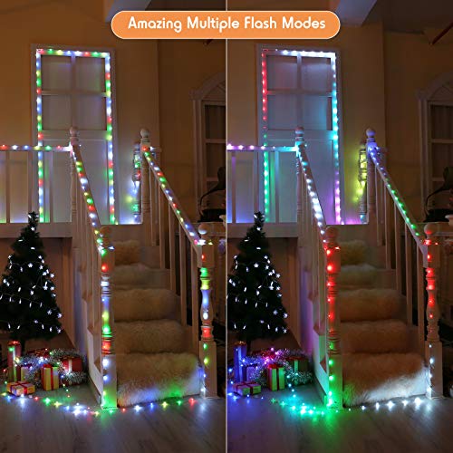 Brizled Color Changing Fairy Lights, 66ft 200 LED Christmas Fairy