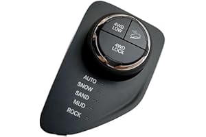 Transfer Case Switch for Jeep Compass 2017-2019, 5XF15TRMAA OEM, Black, Plastic + Metal, for Durable & Easy Installation